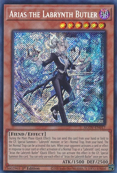 Arias the Labrynth Butler (Secret Rare) [AGOV-EN017-SeR]