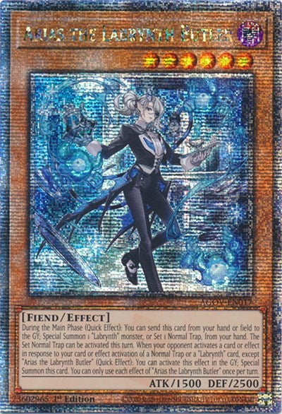 Arias the Labrynth Butler (Quarter Century Secret Rare) [AGOV-EN017-QCSR]