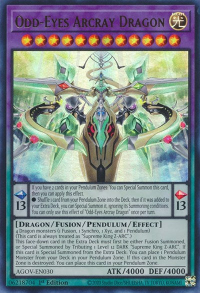 Odd-Eyes Arcray Dragon (Ultra Rare) [AGOV-EN030-UR]