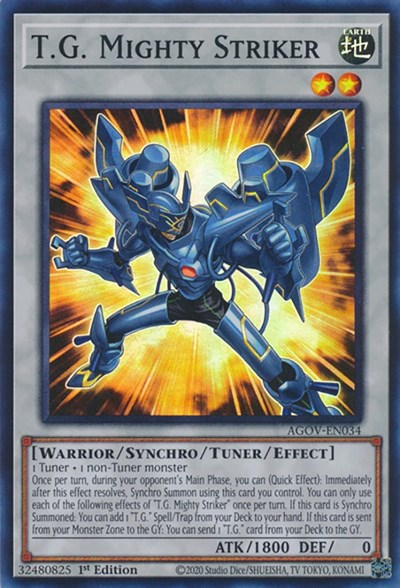 T.G. Mighty Striker (Super Rare) [AGOV-EN034-SuR]