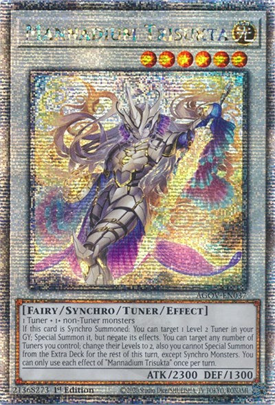 Mannadium Trisukta (Quarter Century Secret Rare) [AGOV-EN037-QCSR]