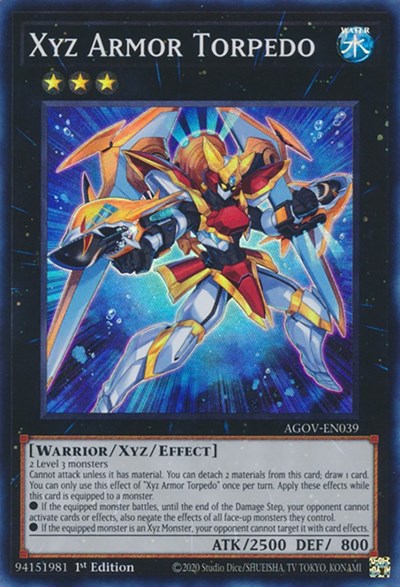 Xyz Armor Torpedo (Super Rare) [AGOV-EN039-SuR]