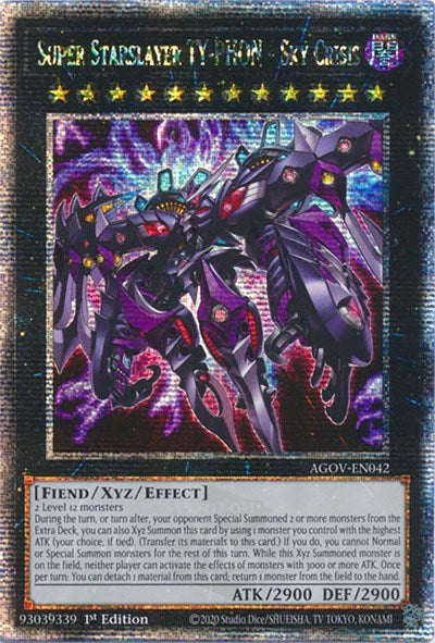 Super Starslayer TY-PHON - Sky Crisis (Quarter Century Secret Rare) [AGOV-EN042-QCSR]