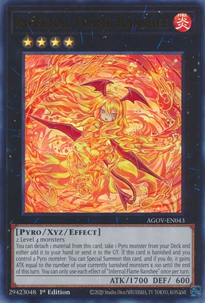 Infernal Flame Banshee (Ultra Rare) [AGOV-EN043-UR]