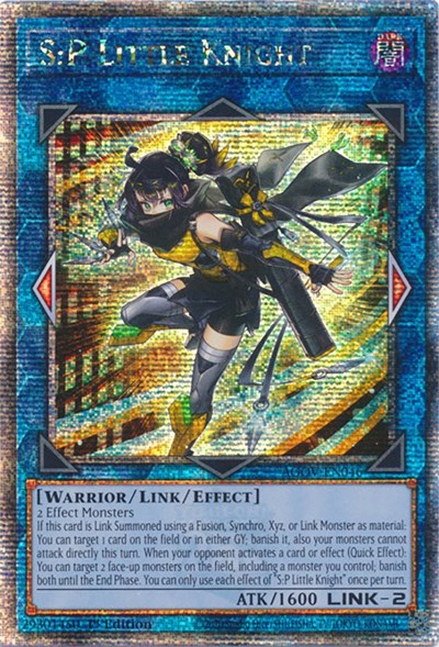 S:P Little Knight (Quarter Century Secret Rare) [AGOV-EN046-QCSR]