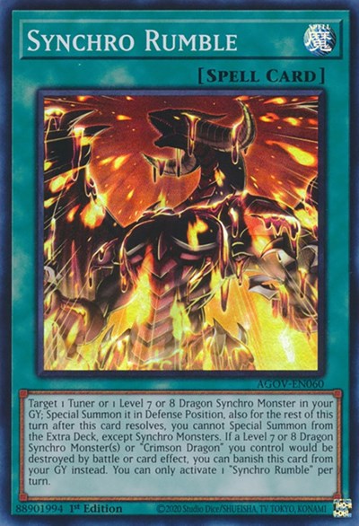 Synchro Rumble (Super Rare) [AGOV-EN060-SuR]