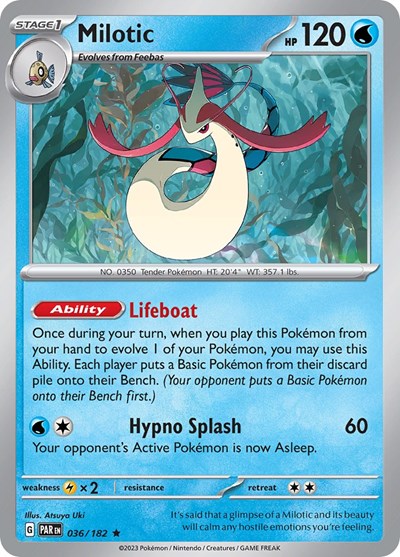 Milotic - 036/182 (Rare) [PAR-036-R]