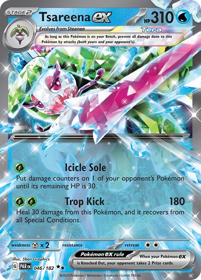 Tsareena ex - 046/182 (Double Rare) [PAR-046-DR]