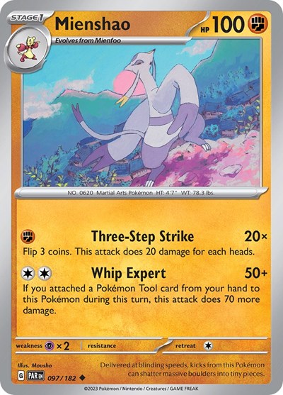 Mienshao - 097/182 (Uncommon) [PAR-097-U]