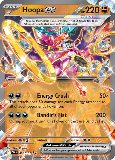 Hoopa ex - 098/182 (Double Rare) [PAR-098-DR]