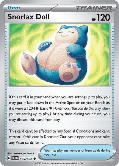 Snorlax Doll - 175/182 (Uncommon) [PAR-175-U]