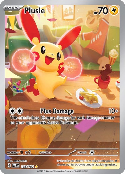 Plusle - 193/182 (Illustration Rare) [PAR-193-IR]