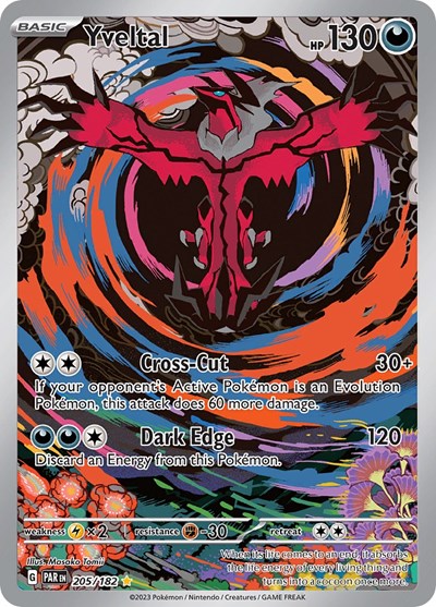 Yveltal - 205/182 (Illustration Rare) [PAR-205-IR]