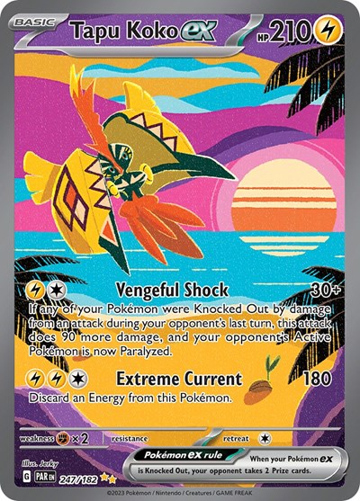 Tapu Koko ex - 247/182 (Special Illustration Rare) [PAR-247-SIR]