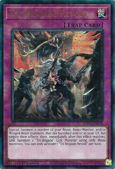 Tri-Brigade Revolt (Prismatic Ultimate Rare) [RA01-EN079-PUR]