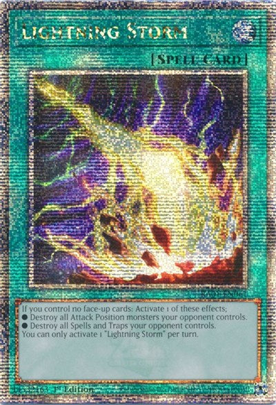 Lightning Storm (Quarter Century Secret Rare) [RA01-EN061-QCSR]