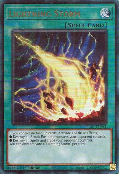 Lightning Storm (Prismatic Ultimate Rare) [RA01-EN061-PUR]