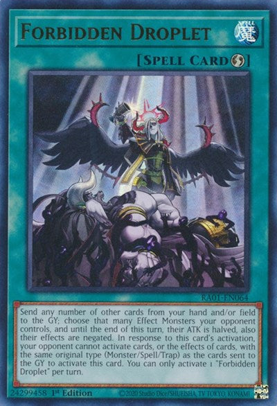 Forbidden Droplet (Ultra Rare) [RA01-EN064-UR]