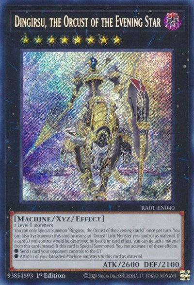 Dingirsu, the Orcust of the Evening Star (Secret Rare) [RA01-EN040-SeR]