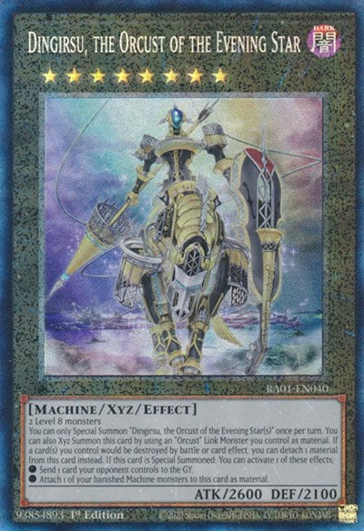 Dingirsu, the Orcust of the Evening Star (Prismatic Collector's Rare) [RA01-EN040-PCR]