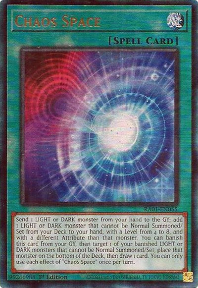 Chaos Space (Prismatic Ultimate Rare) [RA01-EN065-PUR]