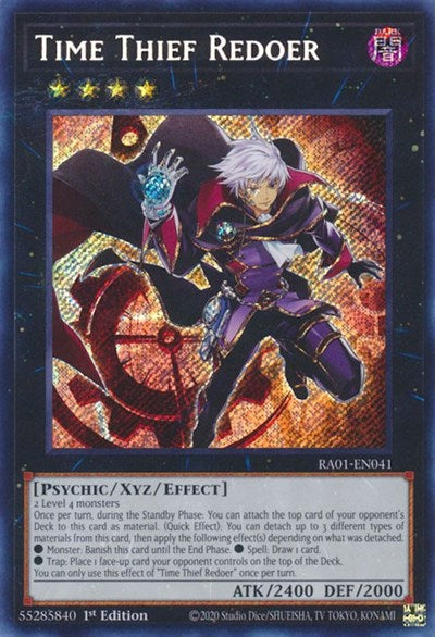 Time Thief Redoer (Secret Rare) [RA01-EN041-SeR]