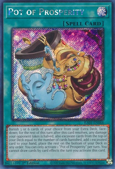 Pot of Prosperity (Platinum Secret Rare) [RA01-EN066-PlSR]