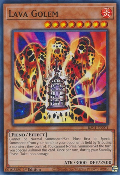 Lava Golem (Super Rare) [RA01-EN001-SuR]