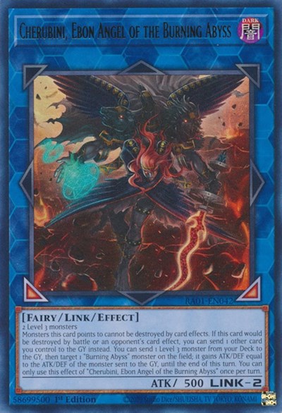 Cherubini, Ebon Angel of the Burning Abyss (Ultra Rare) [RA01-EN042-UR]