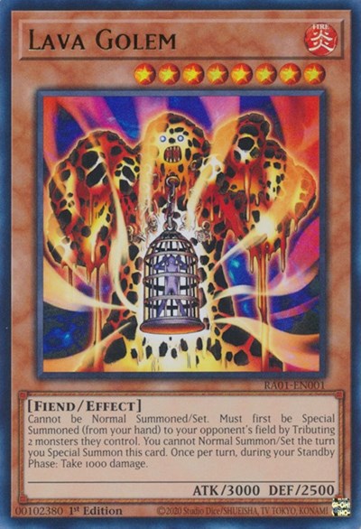 Lava Golem (Ultra Rare) [RA01-EN001-UR]