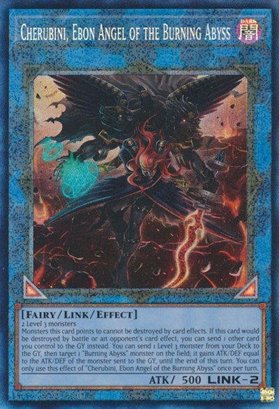 Cherubini, Ebon Angel of the Burning Abyss (Prismatic Collector's Rare) [RA01-EN042-PCR]