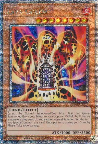 Lava Golem (Quarter Century Secret Rare) [RA01-EN001-QCSR]