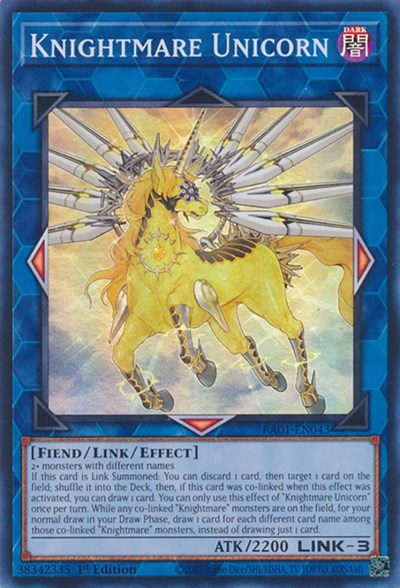 Knightmare Unicorn (Super Rare) [RA01-EN043-SuR]