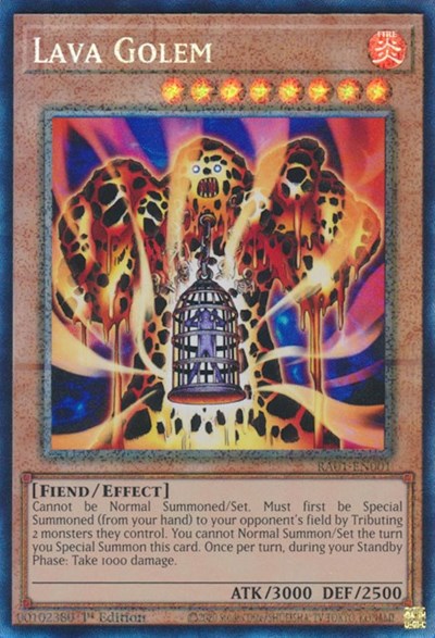 Lava Golem (Prismatic Collector's Rare) [RA01-EN001-PCR]