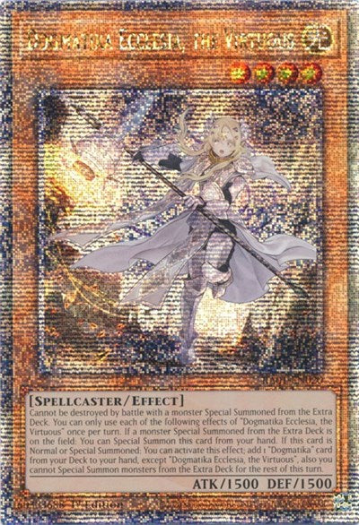 Dogmatika Ecclesia, the Virtuous (Quarter Century Secret Rare) [RA01-EN020-QCSR]