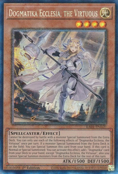 Dogmatika Ecclesia, the Virtuous (Prismatic Collector's Rare) [RA01-EN020-PCR]