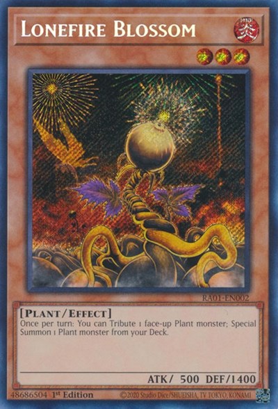 Lonefire Blossom (Secret Rare) [RA01-EN002-SeR]