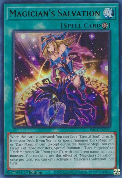 Magician's Salvation (Ultra Rare) [RA01-EN068-UR]