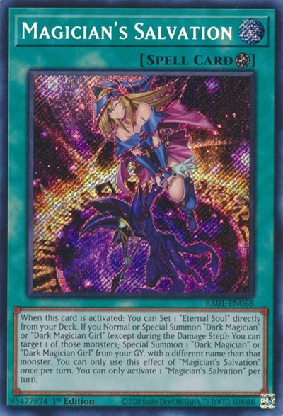 Magician's Salvation (Secret Rare) [RA01-EN068-SeR]