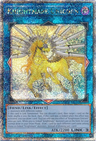 Knightmare Unicorn (Quarter Century Secret Rare) [RA01-EN043-QCSR]