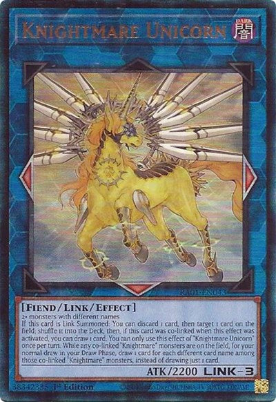 Knightmare Unicorn (Prismatic Ultimate Rare) [RA01-EN043-PUR]