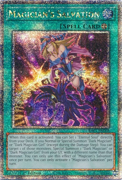 Magician's Salvation (Quarter Century Secret Rare) [RA01-EN068-QCSR]