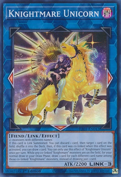 Knightmare Unicorn (Super Rare) (Alternate Art) [RA01-EN043-SuR-ALT]