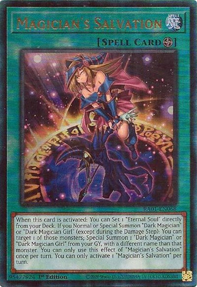 Magician's Salvation (Prismatic Ultimate Rare) [RA01-EN068-PUR]