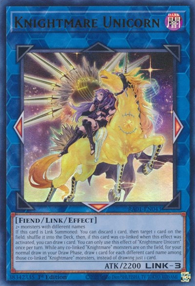 Knightmare Unicorn (Ultra Rare) (Alternate Art) [RA01-EN043-UR-ALT]