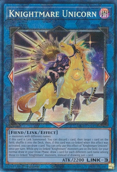 Knightmare Unicorn (Prismatic Collector's Rare) (Alternate Art) [RA01-EN043-PCR-ALT]