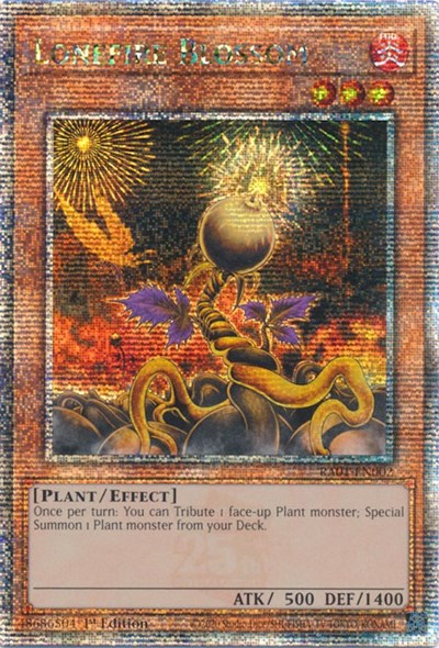 Lonefire Blossom (Quarter Century Secret Rare) [RA01-EN002-QCSR]