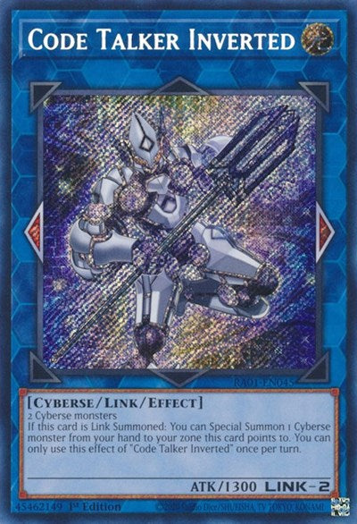 Code Talker Inverted (Secret Rare) [RA01-EN045-SeR]