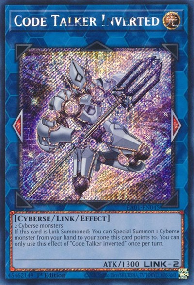 Code Talker Inverted (Platinum Secret Rare) [RA01-EN045-PlSR]