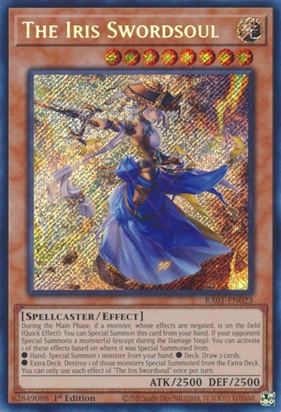 The Iris Swordsoul (Secret Rare) [RA01-EN023-SeR]